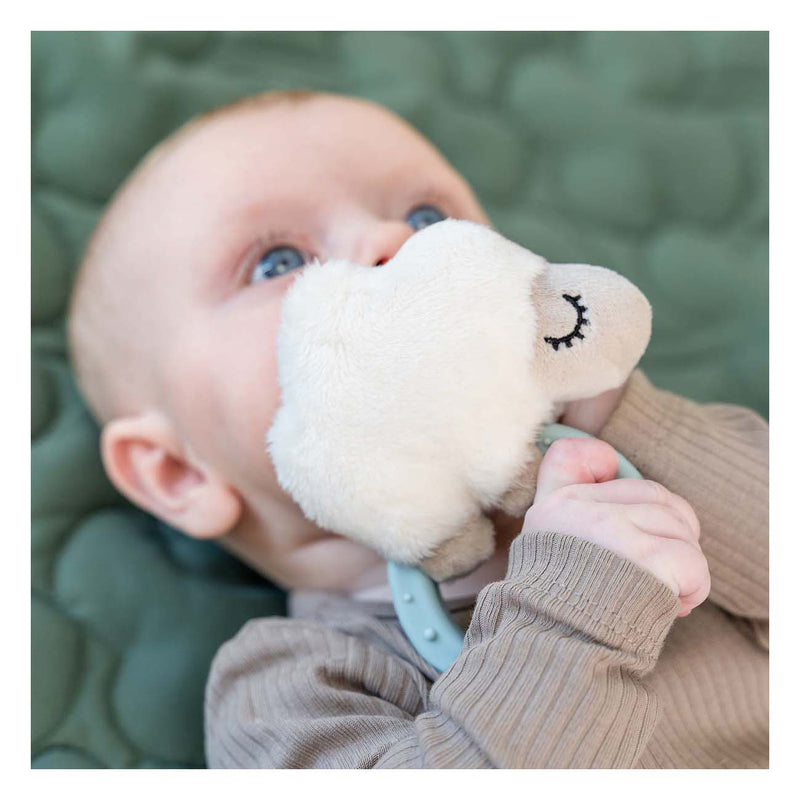 Done by Deer Sensorische Rammelaar met Bijtring Schaapje