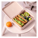 Done by Deer Broodtrommel met Vakken - Roze