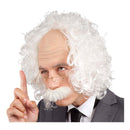 Pruik Einstein met Snor en Bril