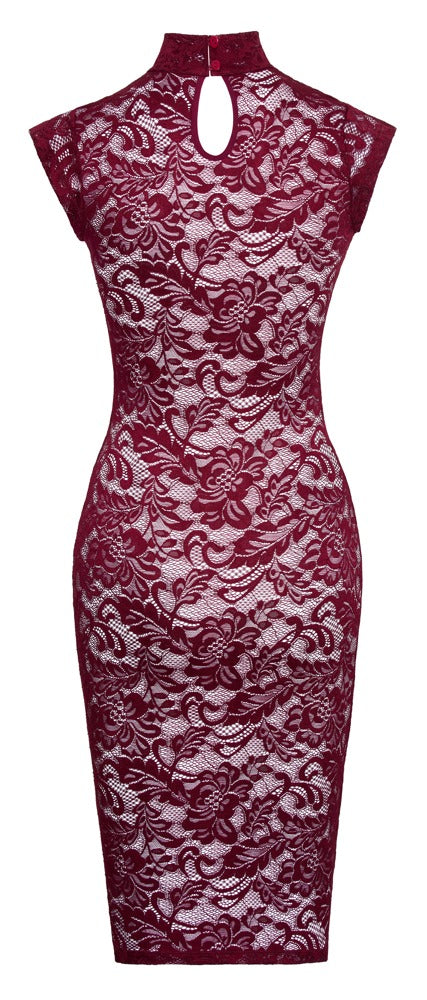 Lace Dress red XL