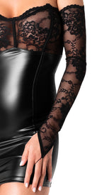 Noir Dress Arm Gauntlets L