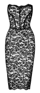 Noir Dress Lace L
