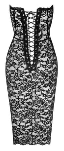 Noir Dress Lace L