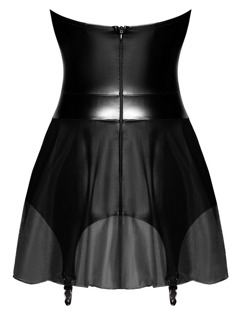 Noir Dress Suspenders L