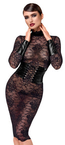 Noir Dress Lace L