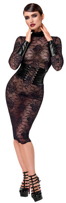 Noir Dress Lace S