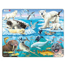 Larsen Legpuzzel Dieren - Pooldieren, 75st.