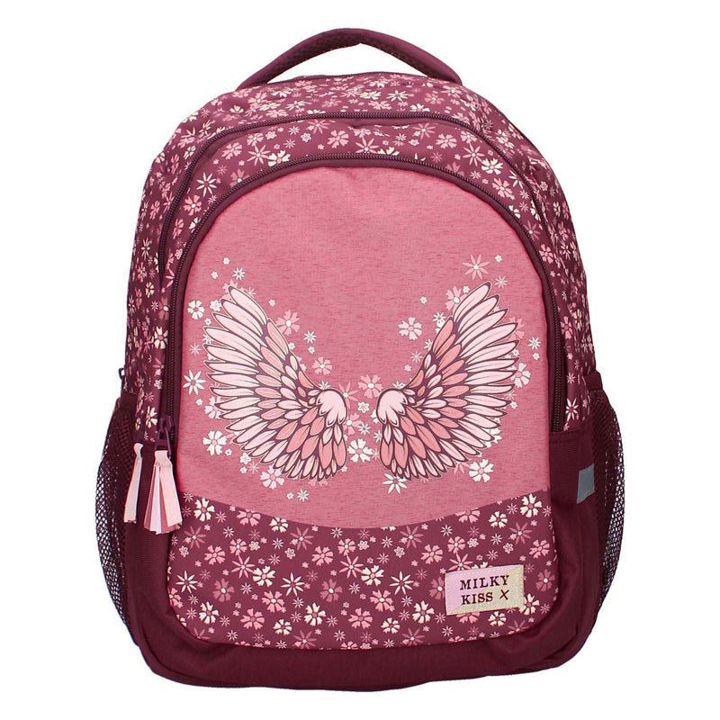 Milky Kiss Rugzak Wild Bliss Bloemen, 3-vaks