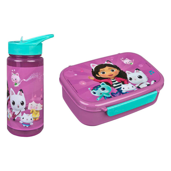 Gabby&#039;s Dollhouse Lunchset Paars/Mint