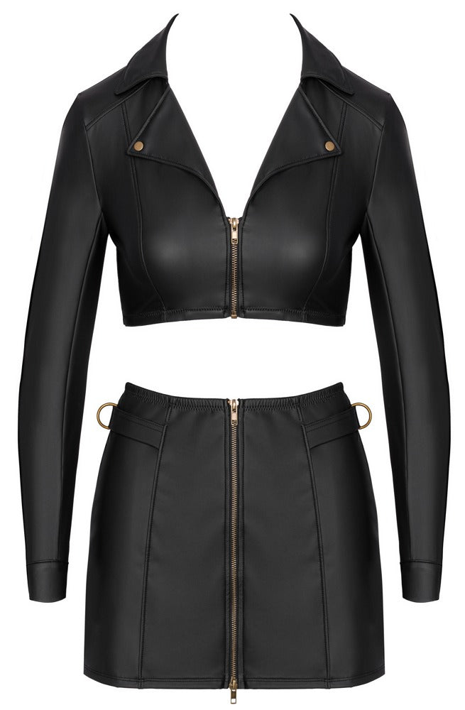 Top and Skirt black M