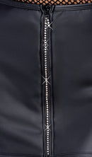 Skirt Rhinestone Zip XL