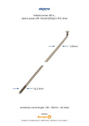 Spaken 296-14 Alpina ø2.00mm FG 2.3 - RVS zilver (144 stuks)