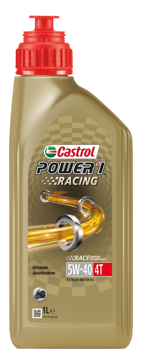 Olie Castrol RS Racing 4T 5W-40 - fles à 1 liter