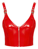 Vinyl Top Zip red L
