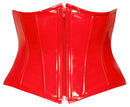 Vinyl Waist Cincher red L