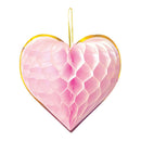 Honeycomb Harten 23cm Watercolors Hearts - 4st.