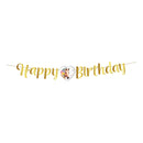 Vlaggenlijn Happy Birthday Paarden - 2m