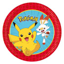 Papieren Borden 23cm Next Generation Pokemon - 8st.