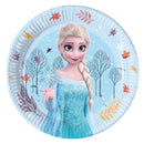 Papieren Borden 20cm Frozen Idyllic Wonder - 8st.