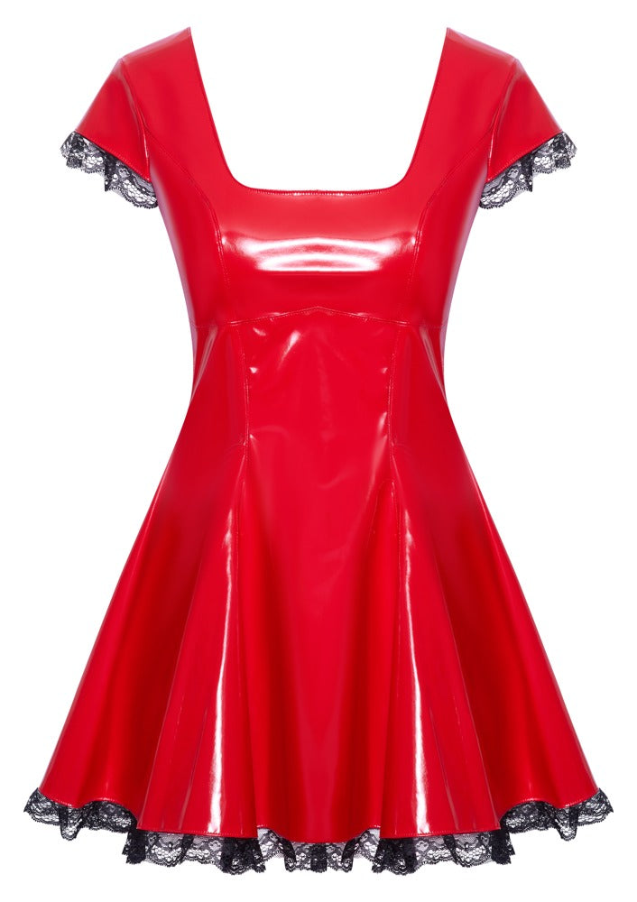 Vinyl Dress red XL
