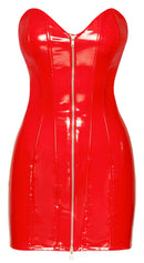 Vinyl Dress red M