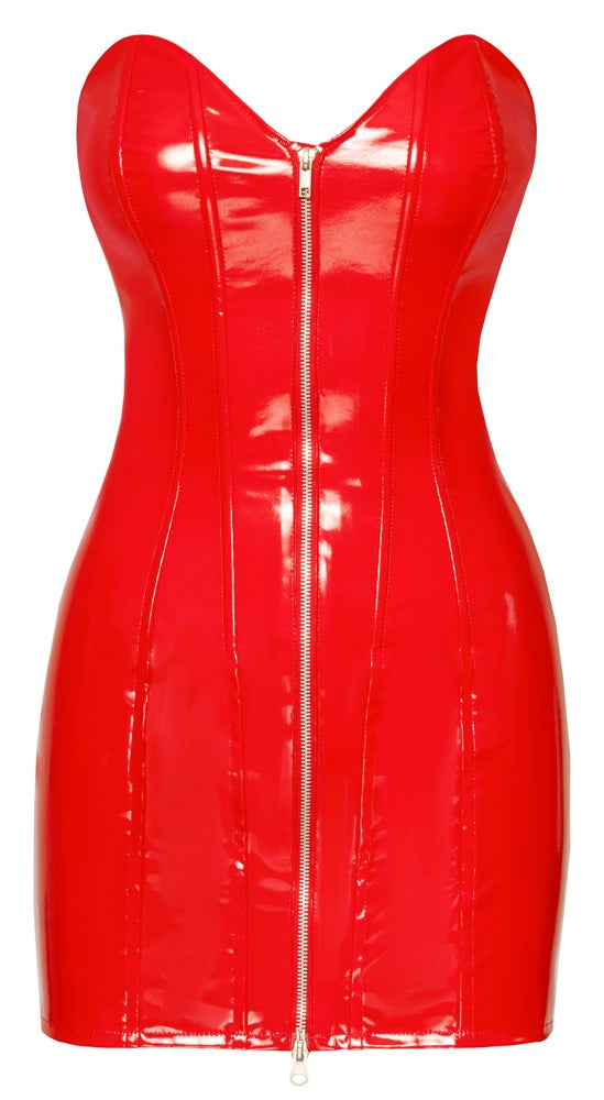 Vinyl Dress red XL