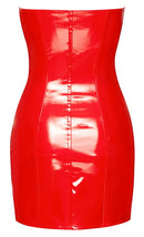 Vinyl Dress red M