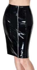 Vinyl Skirt Zip black L