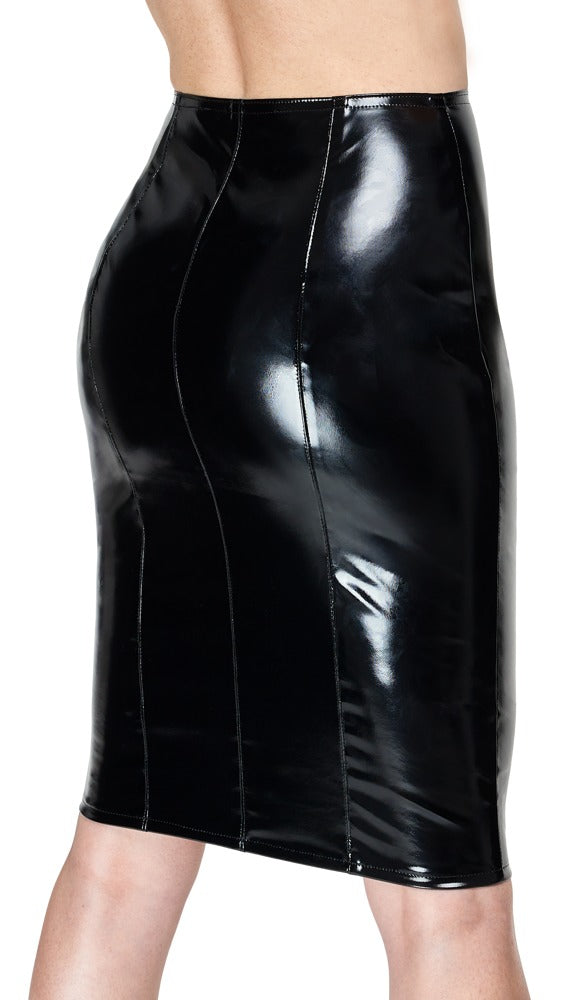 Vinyl Skirt Zip black L
