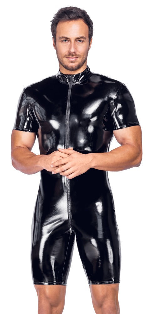 Men's Short Vinyl Playsuit 3XL