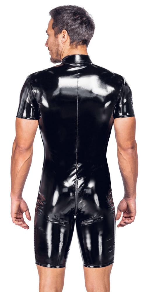 Men's Short Vinyl Playsuit XL