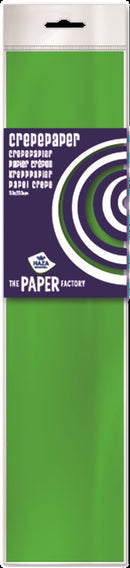 10 vel crepe papier lichtgroen 100543