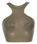 Latex Top smoky XL