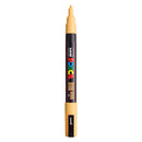 Uni Posca PC3M Acrylmarker Abrikoos - ronde punt tot 1,3 mm