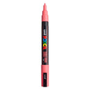 Uni Posca PC3M Acrylmarker Koraal - ronde punt tot 1,3 mm