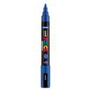 Uni Posca Brushmarker PC5BR Donkerblauw  - Brushpunt 1-4 mm