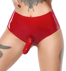 Latex Briefs red M