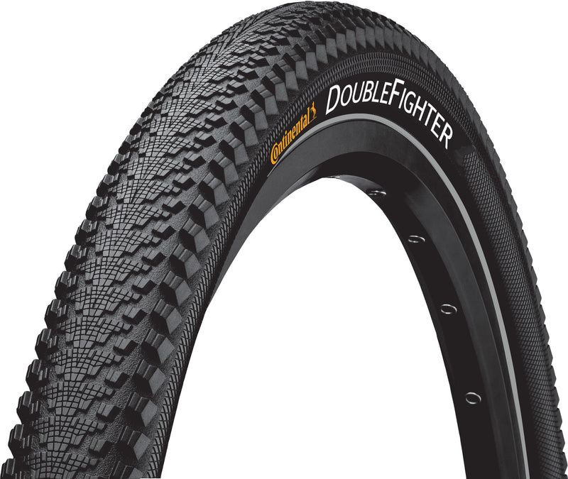 Buitenband Continental DoubleFighter III 28 x 1.40" / 37-622 mm - zwart met reflectie