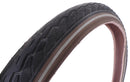Buitenband Deli Tire 20 x 1.75" / 47-406 -  zwart/bruin met reflectie