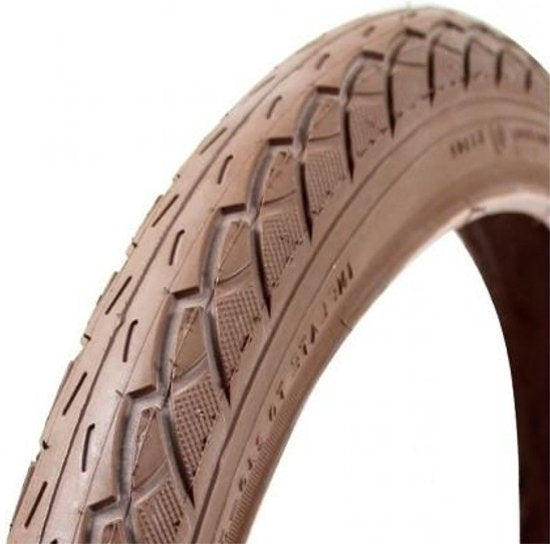 Buitenband Deli Tire 24 x 1.75" / 47-507 BMX - bruin met reflectie