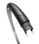 Buitenband Edge City Range Basic 28 x 1.40" / 37-622  - zwart met reflectie