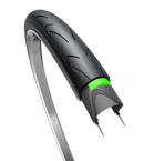 Buitenband Edge City Ranger Protect 28 x 1.40" / 37-622 - zwart met reflectie