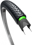 Buitenband Edge Traveller Protect 28 x 1.60" / 42-622 - zwart met reflectie