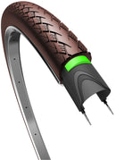 Buitenband Edge Metro Elite Protect 28 x 1.75" / 47-622 mm  - bruin met reflectie