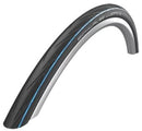 Vouwband Schwalbe Lugano 2 K-Guard 28 x 1.00" / 25-622 mm - zwart met blauwe strepen