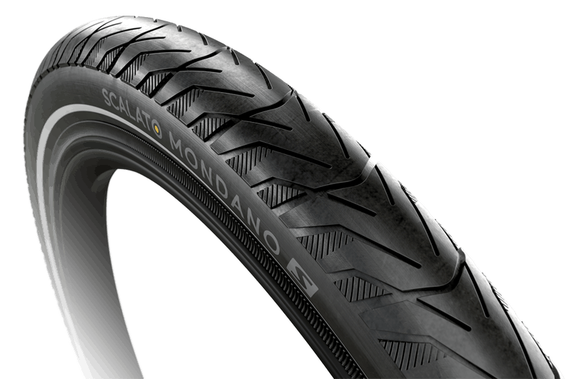 Buitenband Scalato Mondano 28 x 1.40"/ 37-622 mm - zwart met reflectie