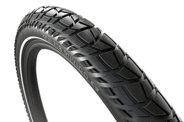 Buitenband Scalato Ruvido S 28 x 2.60"/ 65-622 mm - zwart met reflectie