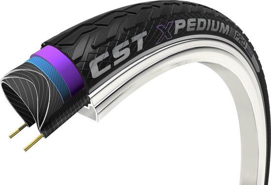 Buitenband CST Xpedium Pro 28 x 1.75"/47-622mm - zwart met reflectie