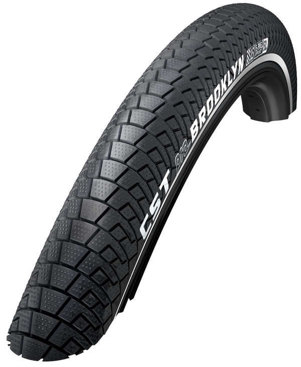 Buitenband CST Brooklyn Pro 24 x 2.15"  / 55-507 mm - zwart met reflectie