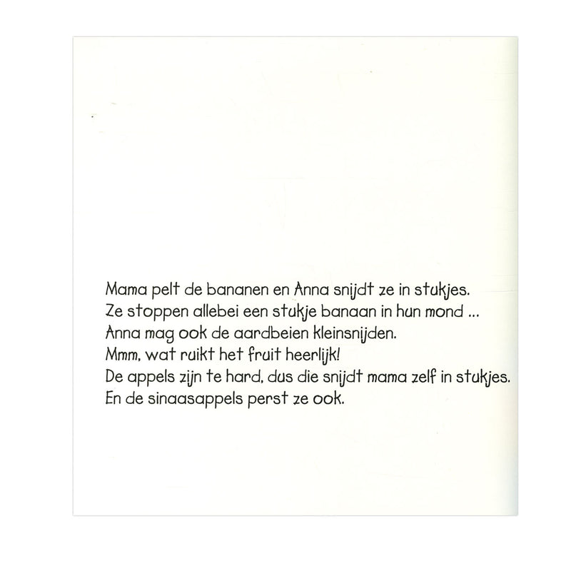 Anna eet graag fruit